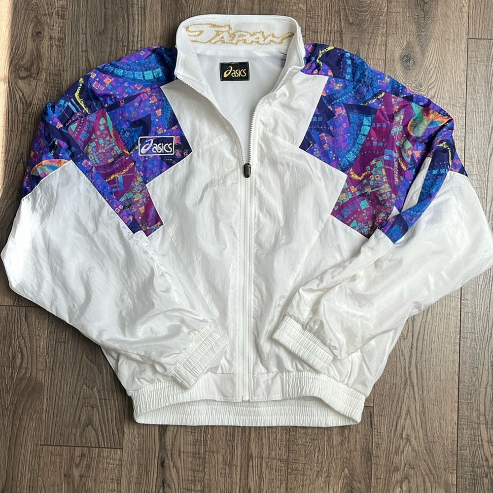 Women’s Vintage 80s-90s ASICS windbreaker